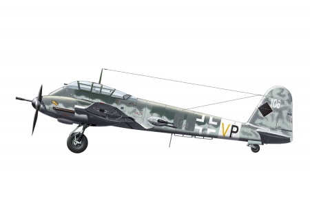LS-001  Messerschmitt Me 410B2/U4 1/48 Meng