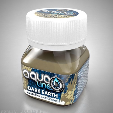 AL-03 Тонировочная паста AQUALINE  тёмная земля