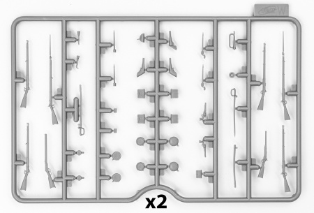 35021 Фигуры, Пехота Конфедерации (Гражданская война в США) ICM 35021 Фигуры, Пехота Конфедерации (Гражданская война в США) ICM