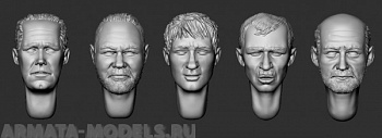 ARM356076 Головы (с волосами) №17