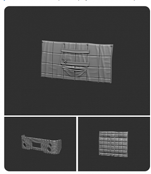 HE-35218 Миниатюра набор утеплителей 3шт