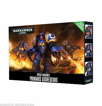 48-86GW Набор Легко собрать: Космодесант. Примарис Агрессоры (ETB Space Marines Primaris Aggressors)