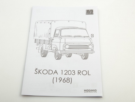 1499AVD Сборная модель Skoda 1203 ROL (1968) AVD Models