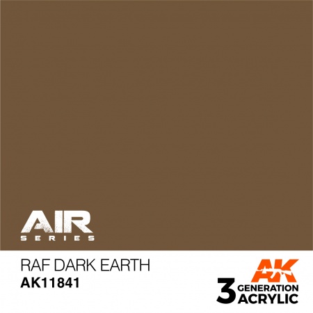AK11841 Краска акриловая 3Gen RAF Dark Earth