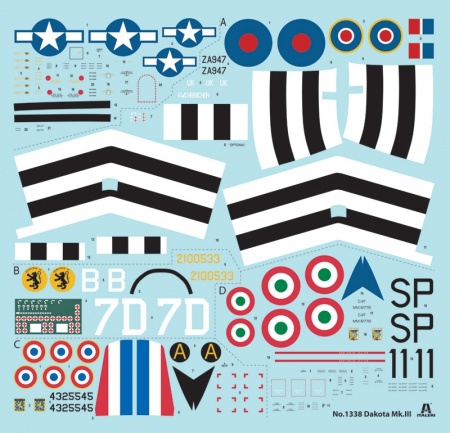 1338ИТ Самолет Dakota Mk.III Italeri