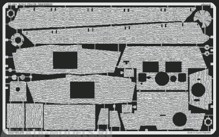 35404ED Фототравление: Zimmerit King Tiger 1/35