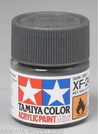 81724T XF-24 Dark Grey (Темно-серая) краска акрил. 10мл.