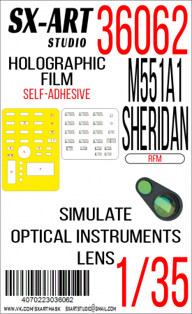 36062SX Имитация смотровых приборов M551A1 Sheridan (RFM)