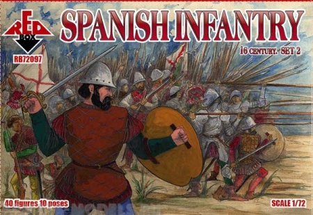 RB72096 Фигуры Spanish Infantry. Set 1. 16 century  Red Box