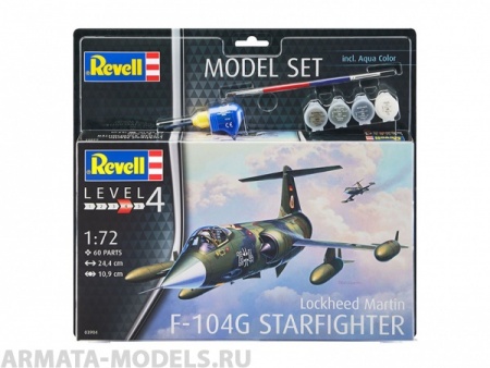 63904RE Набор Истребитель-бомбардировщик F-104G Starfighter
