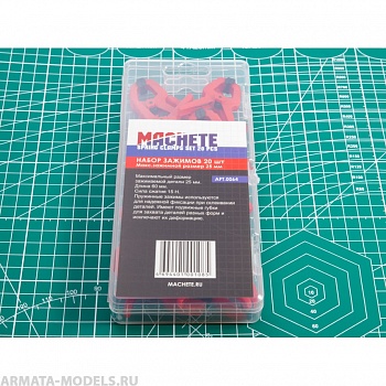 0064MCH Набор зажимов 20 шт 25 мм 0064MCH Набор зажимов 20 шт 25 мм