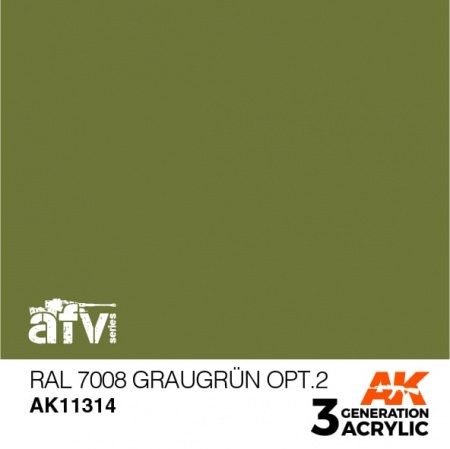AK11314 Краска акриловая 3Gen RAL 7008 Graugr?n Opt 2