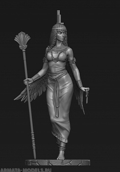 CHM-54133. Египетская богиня Исида. 54 мм. Материал - смола.