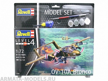 63909RE Набор Американский лёгкий штурмовик OV-10A Bronco 63909RE Набор Американский лёгкий штурмовик OV-10A Bronco