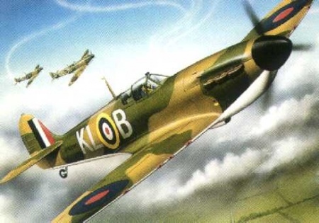 A12001A  Самолет Supermarine Spitfire MkIa Airfix