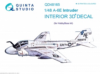QD48165 3D Декаль интерьера кабины A-6E Intruder (для модели HobbyBoss)