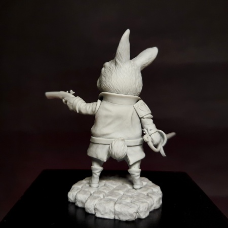 BCK-CM-003 Банни Блад Кэррот | Коллекционная миниатюра 70 мм Blood Carrot Knights