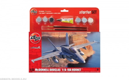 A55313 Подарочный набор McDonnell Douglas F-18A Hornet Airfix
