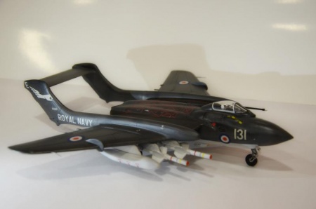 72031 Всепогодный английский палубный истребитель «Си Виксен» FAW.2 ARK model