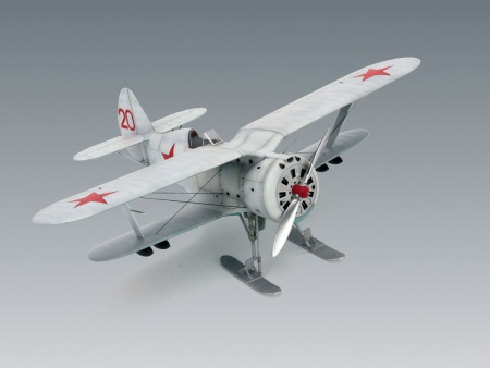 48096 И-153, Советский истребитель-биплан ІІ МВ (зимняя модификация) ICM 48096 И-153, Советский истребитель-биплан ІІ МВ (зимняя модификация) ICM