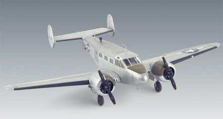 48181 C-45F/UC-45F, пассажирский самолёт ВВС США II МВ ICM 48181 C-45F/UC-45F, пассажирский самолёт ВВС США II МВ ICM