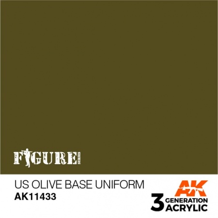 AK11433 Краска акриловая 3Gen US Olive Base Uniform