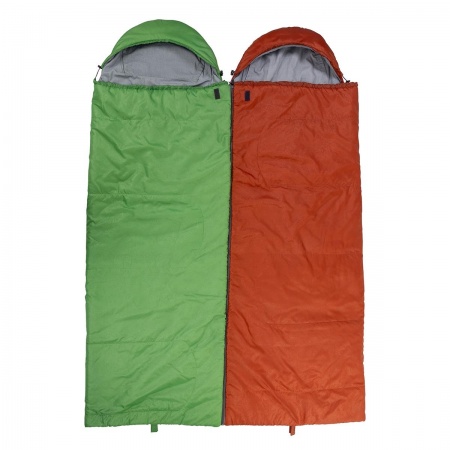 Спальный мешок TORO Wide 200R (220Х90, правый, стратекс, оранжевый) (T-HS-SB-TW-200R) Helios