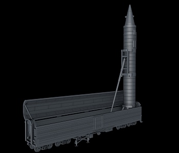 AM87001 Вагон БЖРК Молодец, 1/87