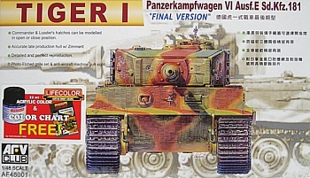 AF48001 Танк Tiger I Late version