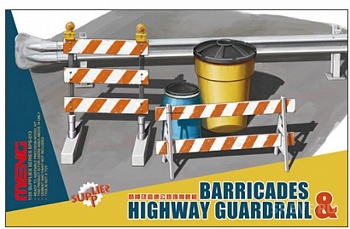 SPS-013  Barricades & Highway Guardrail Set 1/35
