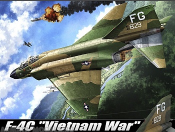 12294 Самолет  USAAF F-4C Vietnamese War 