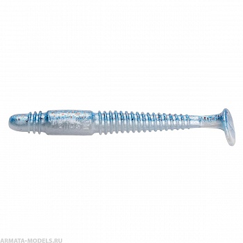 Виброхвост Minoga 3,75"/9.5 см Blue Fish 5шт. (HS-17-052) Helios