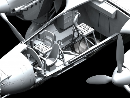 48242 Do 215 B-5, германский ночной истребитель 2 МВ ICM