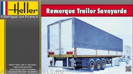80771HL Трейлер REMORQUE TRAILOR SAVOYARDE (1:24) Heller
