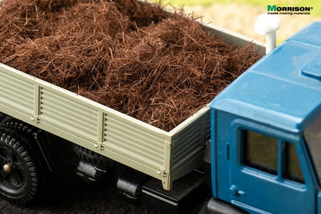 002et056 Трава-волокно для макетирования «Бурая трава» 5 мм.