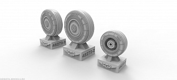48272-2TMP Набор колес под стойки НЕО для СУ-27, 1/48