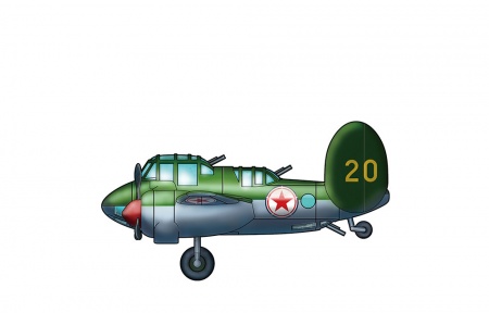 mPLANE-004 TU-2 BOMBER Meng