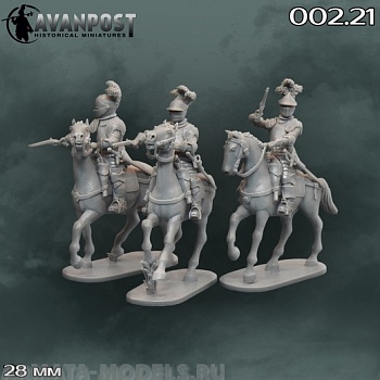 002.21 Кирасиры с пистолетами, XVII в 002.21 Кирасиры с пистолетами, XVII в