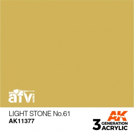 AK11377 Краска акриловая 3Gen Light Stone No.61
