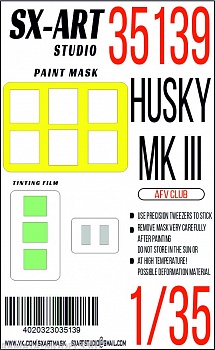 35139SX Окрасочная маска Husky mk III (AFV Club)