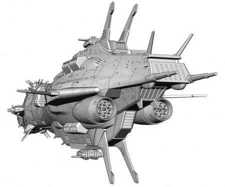 64519HG Корабль Crusher Joe Cordoba Hasegawa