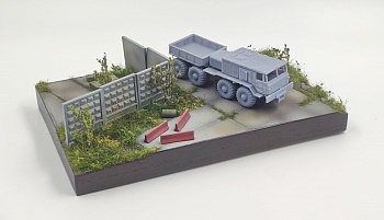 HE-72159 Подставка военная часть  (Аксессуары не окрашенные в комплекте) Размер 25*15*6 HE-72159 Подставка военная часть  (Аксессуары не окрашенные в комплекте) Размер 25*15*6