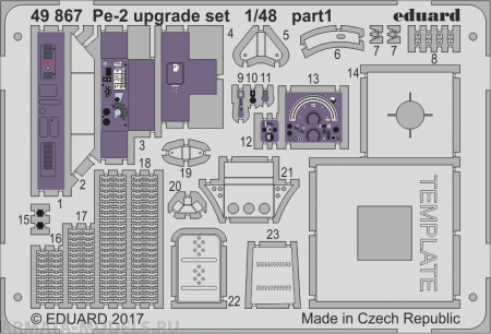 49867ED Pe-2 upgrade set  1/48