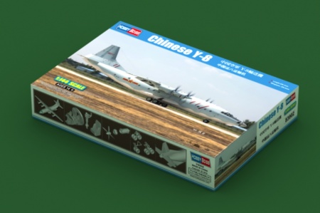 83902 Китайский многоцелевой транспортный самолет Shaanxi Y-8 Hobby Boss