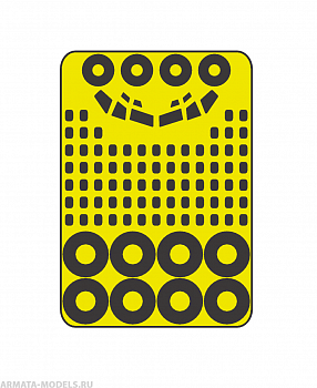 AM144140 Маска окрасочная для Боинг 737-700 от компании Звезда (7027)