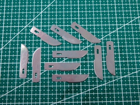 0631MCH Сменное лезвие модельного ножа №8 10 шт