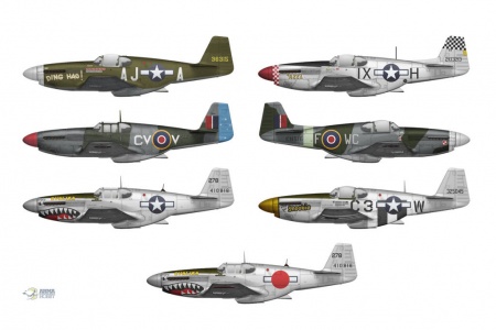 AH70038 P-51 B/C Mustang™ Arma Hobby