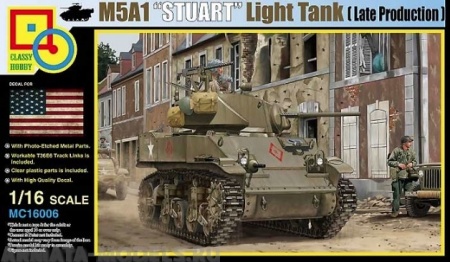 MC16006 Танк M5A1 Stuart (Late Production) Classy Hobby