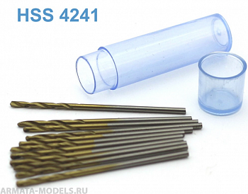 42273J Мини-сверло, диаметр   1,4 мм, HSS 4241, титановое покрытие, 10 шт./уп.