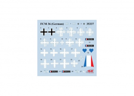 35337 FCM 36, Французский легкий танк на службе Вермахта ICM